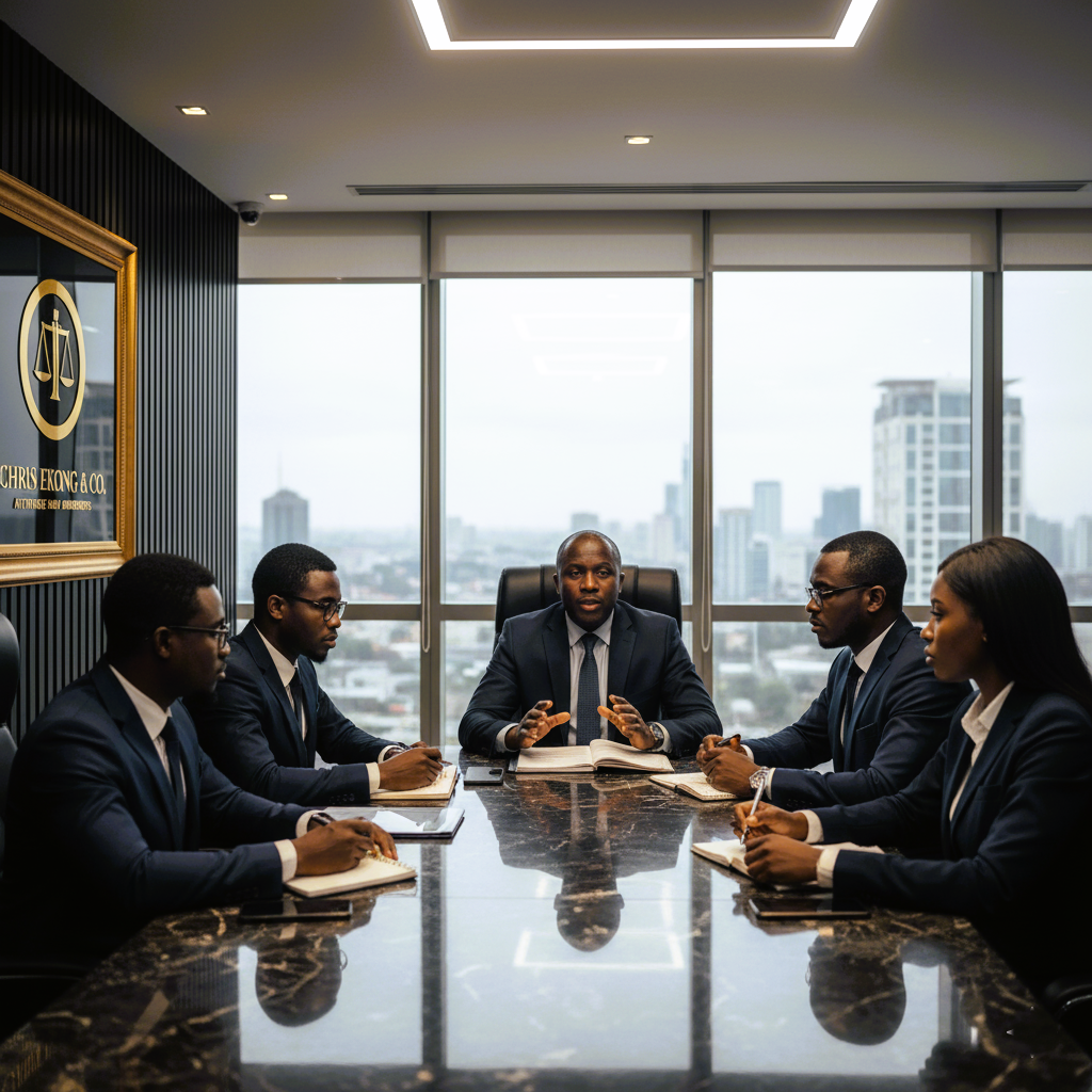 Legal team collaborating on commercial dispute strategy