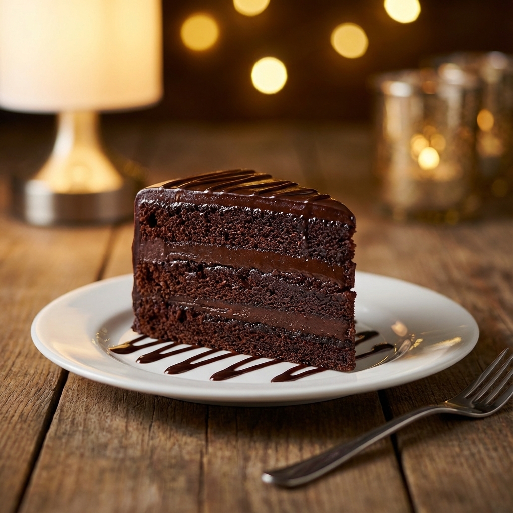 Signature chocolate cake
