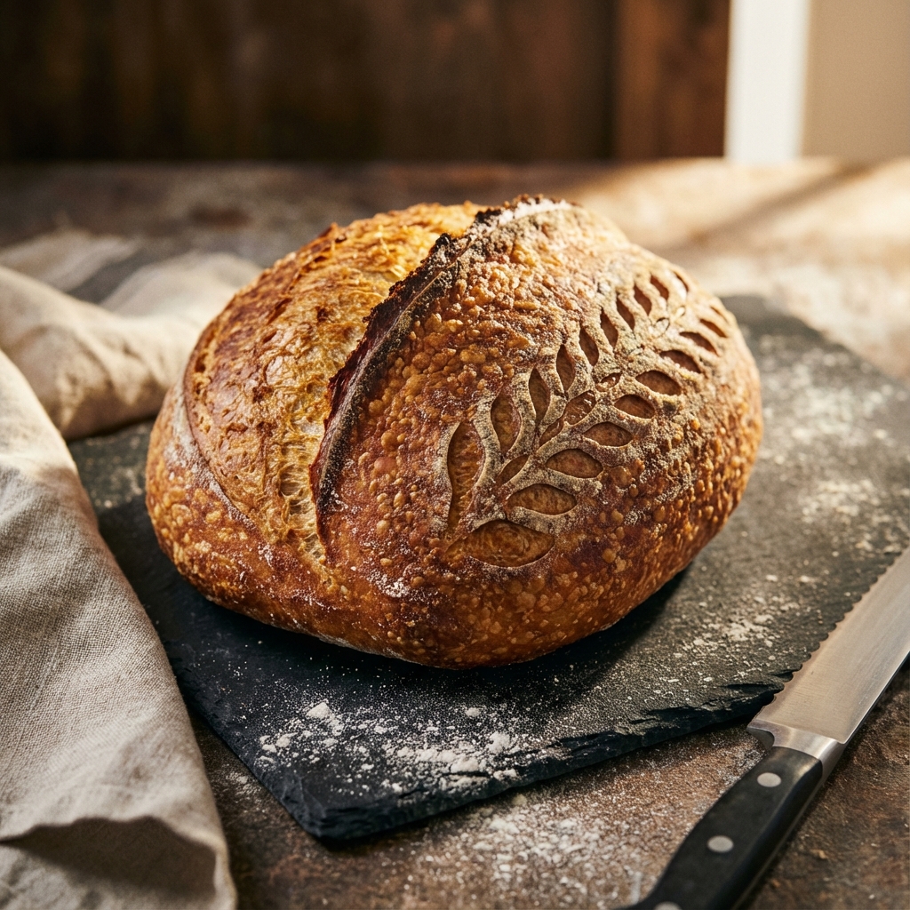 Artisan sourdough bread